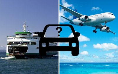 Coche en vacaciones: ¿Ferri o avión? ¡Elige la mejor opción!
