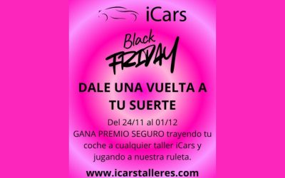 ¡La ruleta del Black Friday iCars 2025! Descubre cómo ganar premios increíbles solo por visitar tu taller